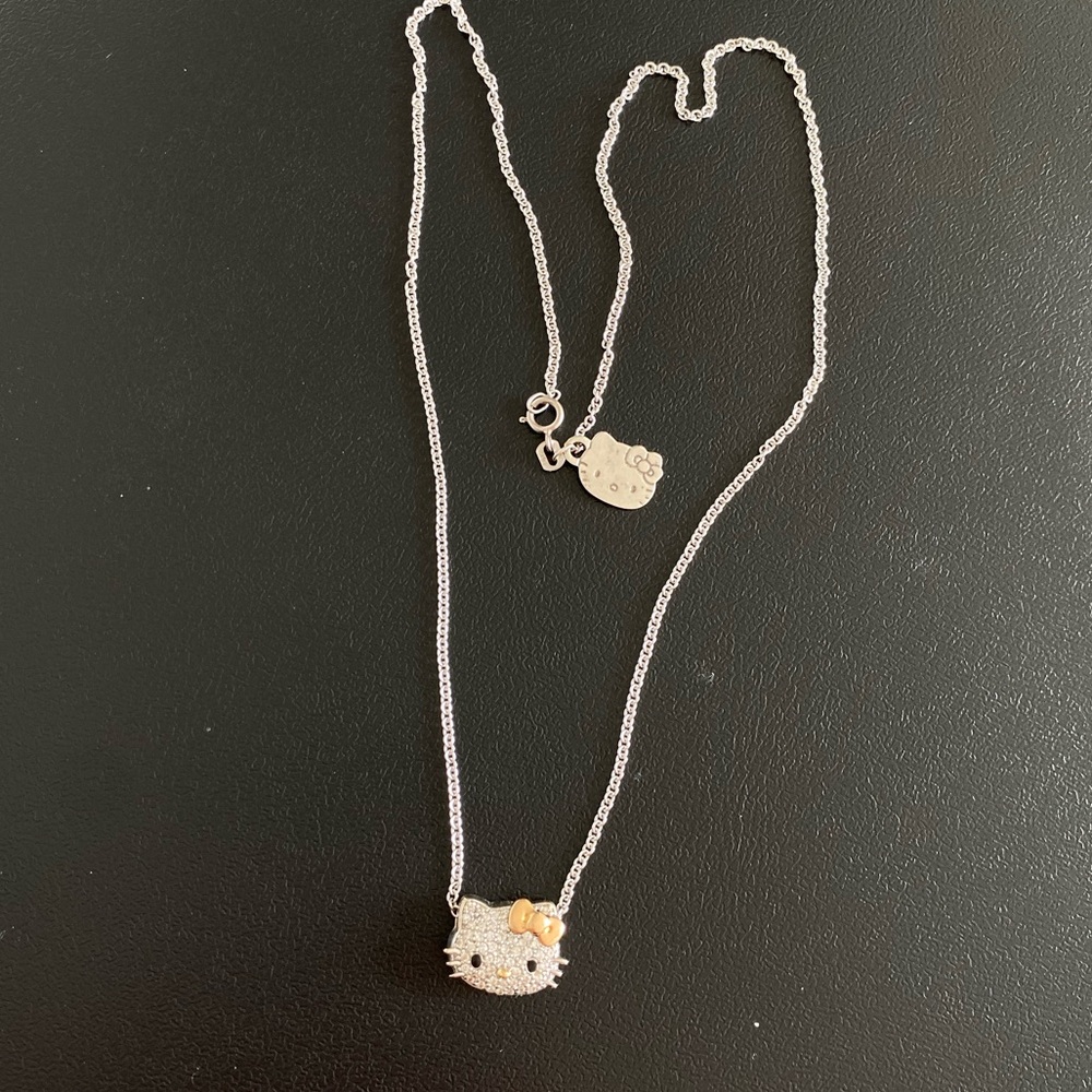 Hello Kitty Kimora Lee Simmons diamond necklace.
